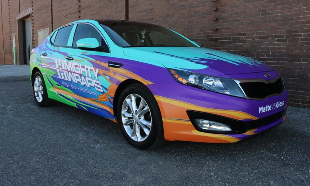 Mighty Wraps Car in WIchita, Kansas